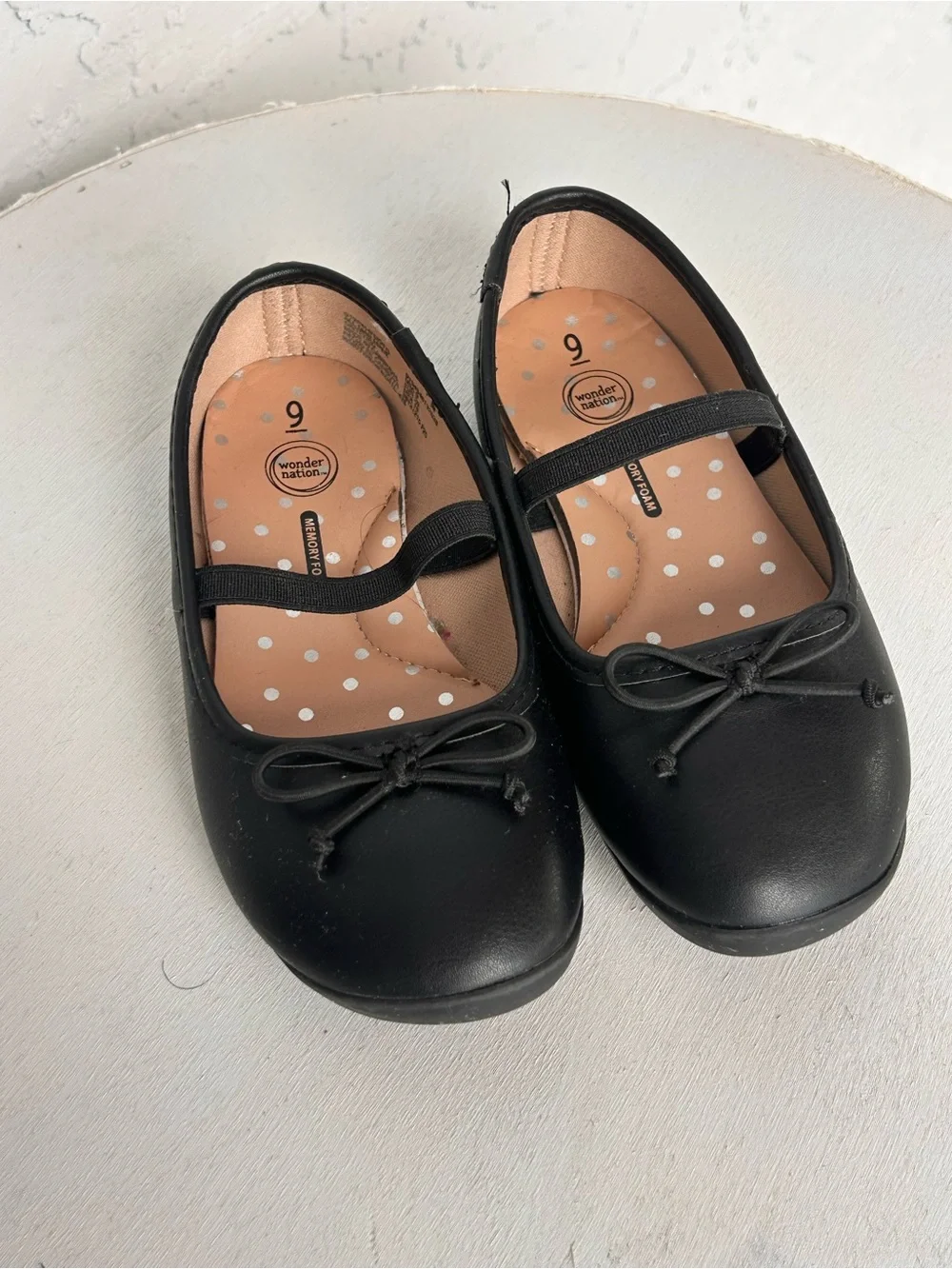wonder nation Black Girls' Mary Jane Ballet Flats
